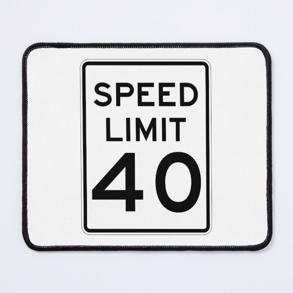 Item preview, Traffic sign speed limit, 40 designed and sold by Numbers-Art.