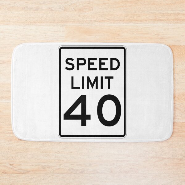 Item preview, Traffic sign speed limit, 40 designed and sold by Numbers-Art.