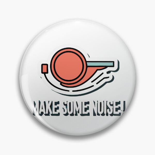 Item preview, Make Some Noise - Soccer Referee Whistle designed and sold by NiftyWrx.