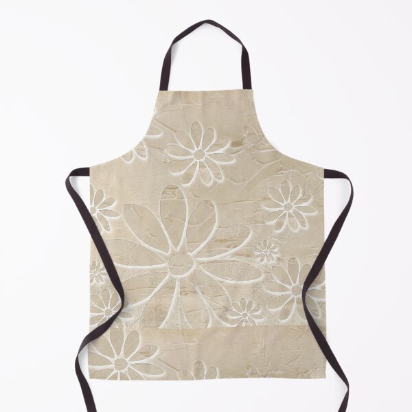 Item preview, Soft Cream Dancing Daisies Flower Floral Art designed and sold by Sharon Cummings Art.