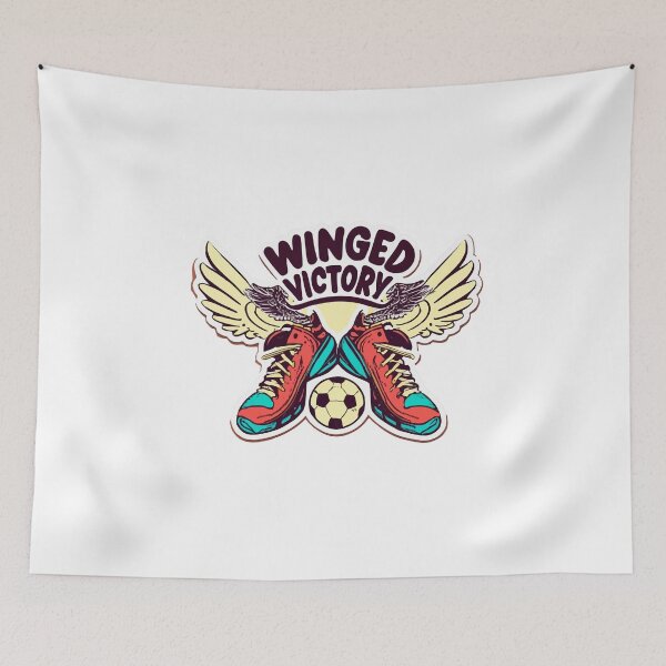 Item preview, Winged Victory Retro Soccer Cleats designed and sold by NiftyWrx.