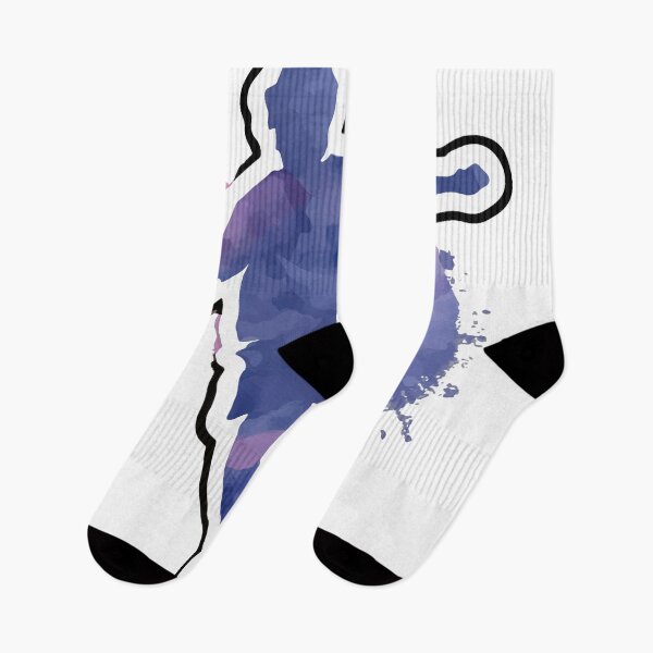 Item preview, Soccer Player Dribbling Watercolor Silhouette designed and sold by NiftyWrx.