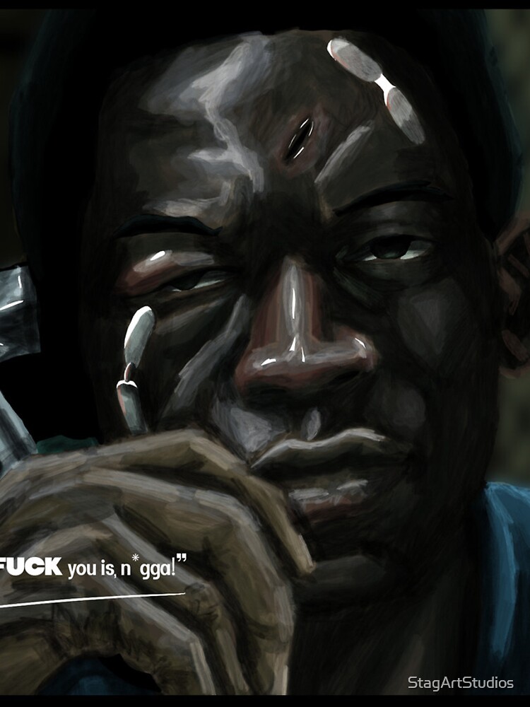 Snowfall "Pep Talk" Franklin Saint portrait (digital) iPhone Case