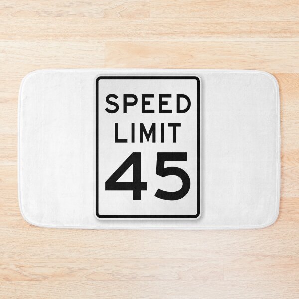 Item preview, Traffic sign speed limit, 45 designed and sold by Numbers-Art.