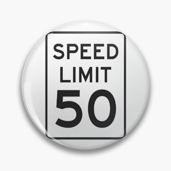 Item preview, Traffic sign speed limit, 50 designed and sold by Numbers-Art.