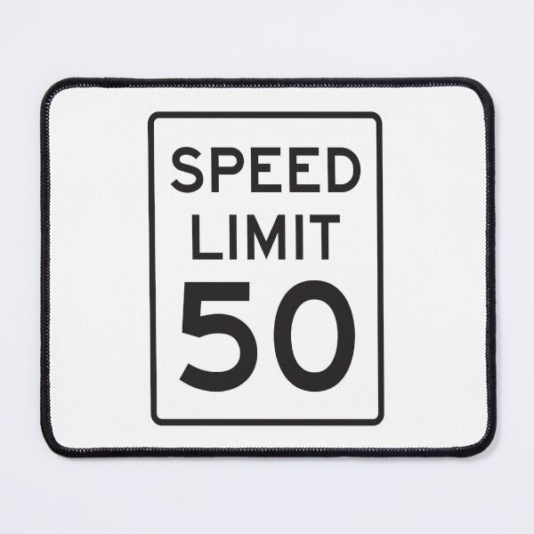 Item preview, Traffic sign speed limit, 50 designed and sold by Numbers-Art.