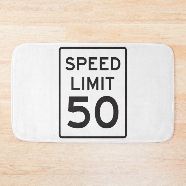 Item preview, Traffic sign speed limit, 50 designed and sold by Numbers-Art.