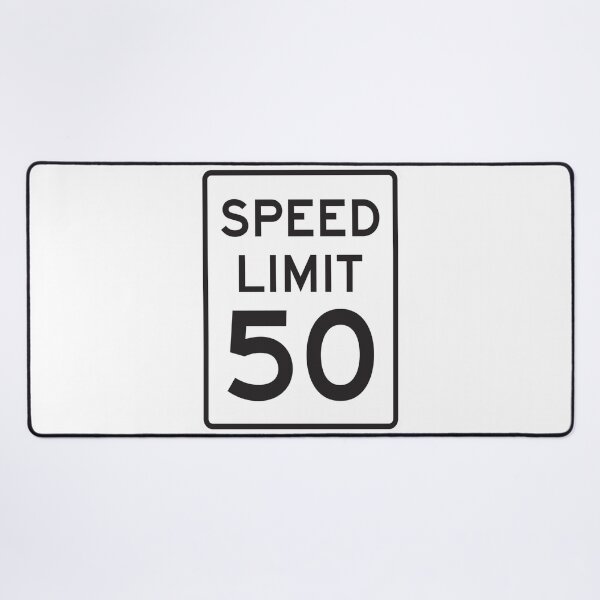 Item preview, Traffic sign speed limit, 50 designed and sold by Numbers-Art.