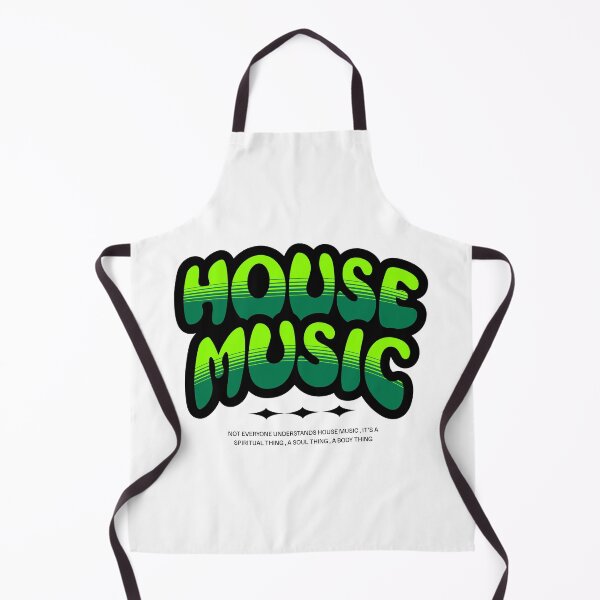 Item preview, HOUSE MUSIC  - Bubble Outline Two Tone(black/green)  designed and sold by Discothreadz.