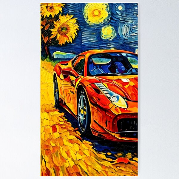 Item preview, Ferrari is Van Gogh designed and sold by NotHugo.