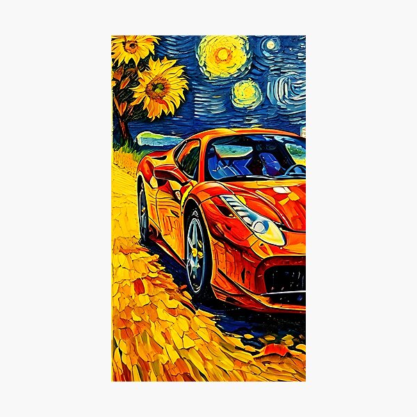 Item preview, Ferrari is Van Gogh designed and sold by NotHugo.
