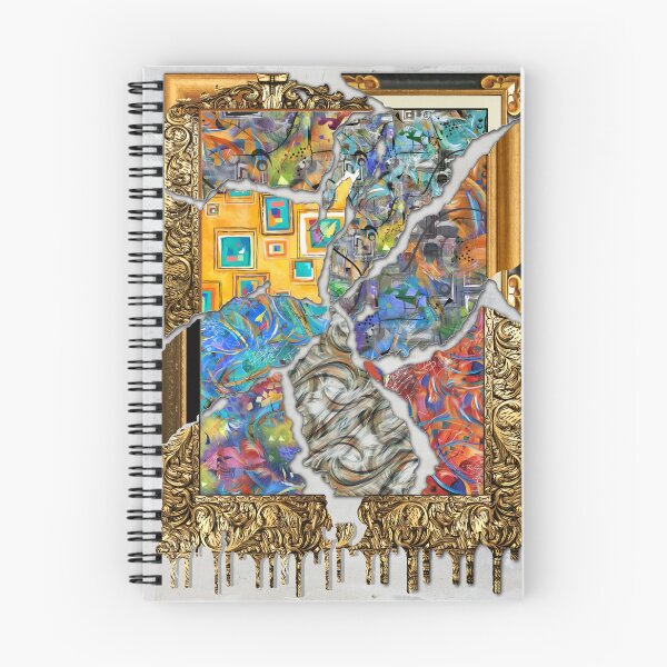 Item preview, Fractured Frames Abstract Painting 3D designed and sold by Juleez.