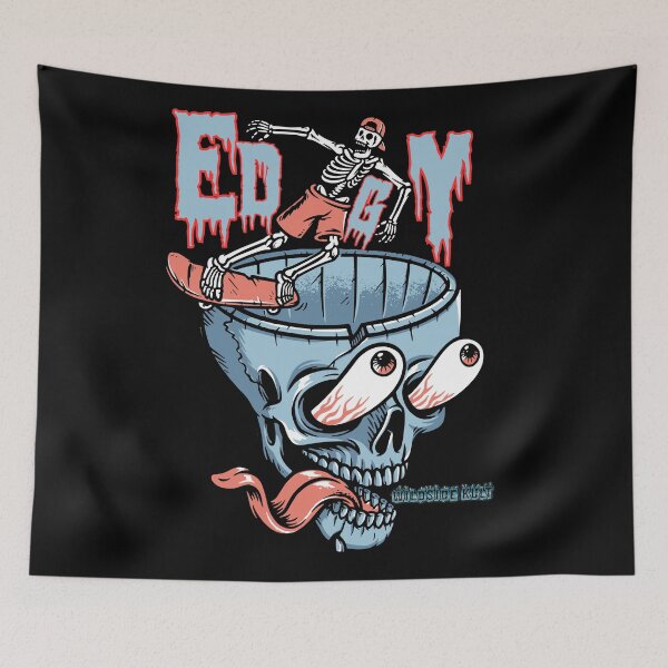 Item preview, Edgy skater skeleton  designed and sold by Wildside  Kult.