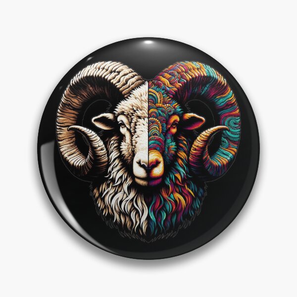 Item preview, Mystic Ram Spirit designed and sold by Lane L. Mälkin Design.