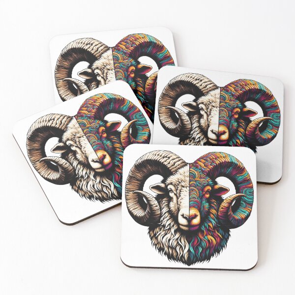 Item preview, Mystic Ram Spirit designed and sold by Lane L. Mälkin Design.