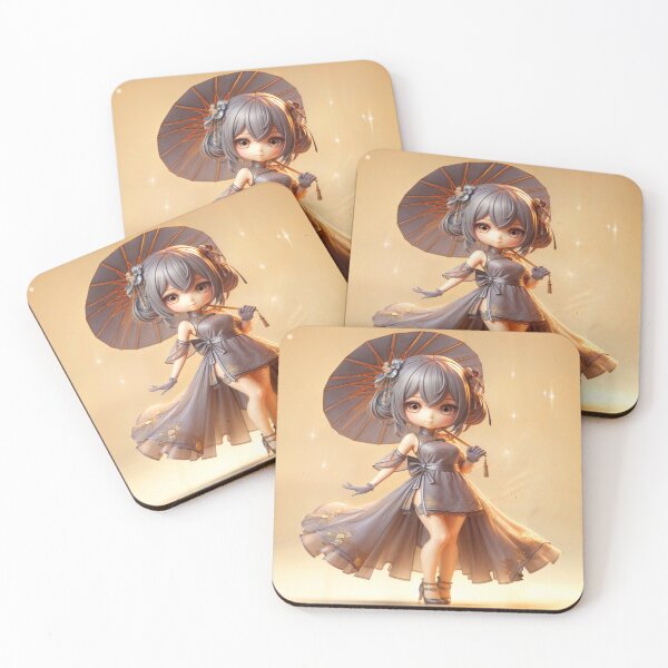 Item preview, Keiko, the Gray Guardian of the Order of Chib Silk designed and sold by CHIBI_POPZ.
