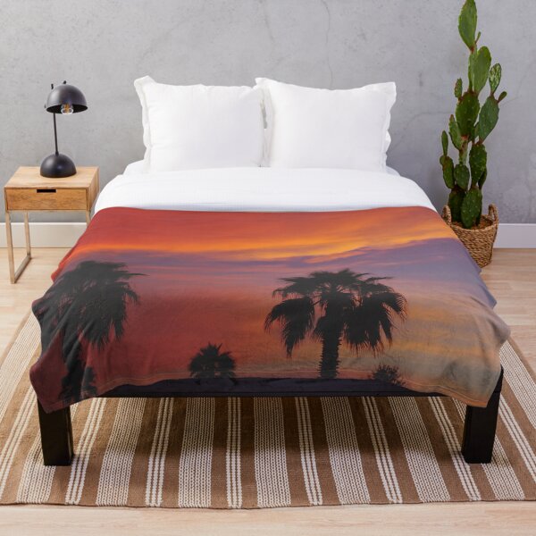 Item preview, Colorful Sunset with Palm Tree Silhouette designed and sold by thebig3-.