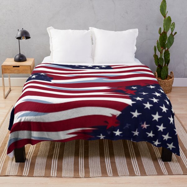 Item preview, Dynamic Stars and Stripes Pattern designed and sold by LyssasMindArt.