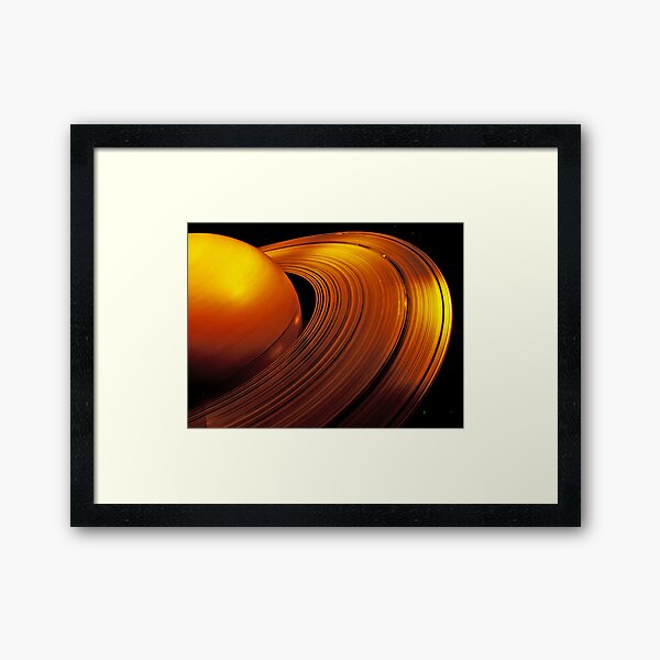 Rings of Saturn Framed Art Print