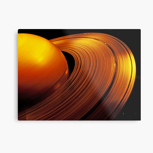 Rings of Saturn Metal Print