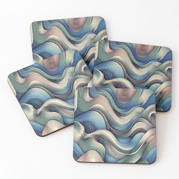 Item preview, Colorful Sound Wave Pattern designed and sold by ArtemisDesignAI.