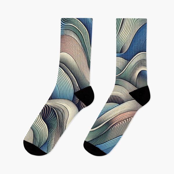 Item preview, Colorful Sound Wave Pattern designed and sold by ArtemisDesignAI.