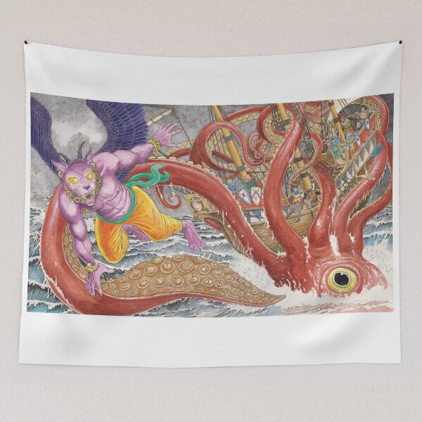 Item preview, 'Medieval Monsters and Other Creatures' Djinn and Kraken designed and sold by Timothy-Ide.