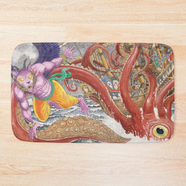 Item preview, 'Medieval Monsters and Other Creatures' Djinn and Kraken designed and sold by Timothy-Ide.
