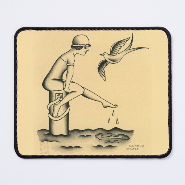 Item preview, Gus Wagner Vintage Beach Girl designed and sold by Cabot of Curiosities.