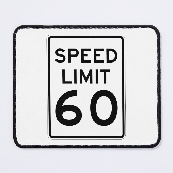 Item preview, Traffic sign speed limit, 60 designed and sold by Numbers-Art.