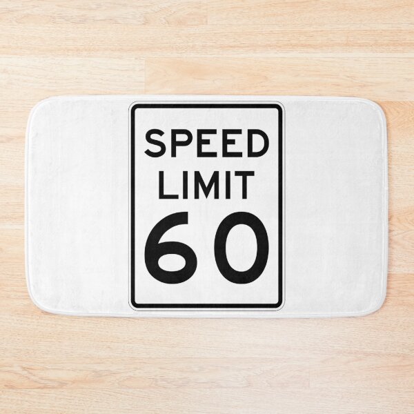 Item preview, Traffic sign speed limit, 60 designed and sold by Numbers-Art.