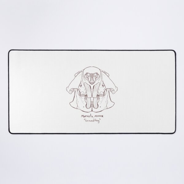 Item preview, Groundhog skull designed and sold by GrilledRetro.