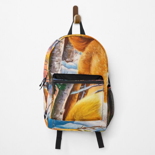 Item preview, Fox Portrait. Winter fox, fox in the snow, fox painting, Michelangelo style designed and sold by FoxVibes.