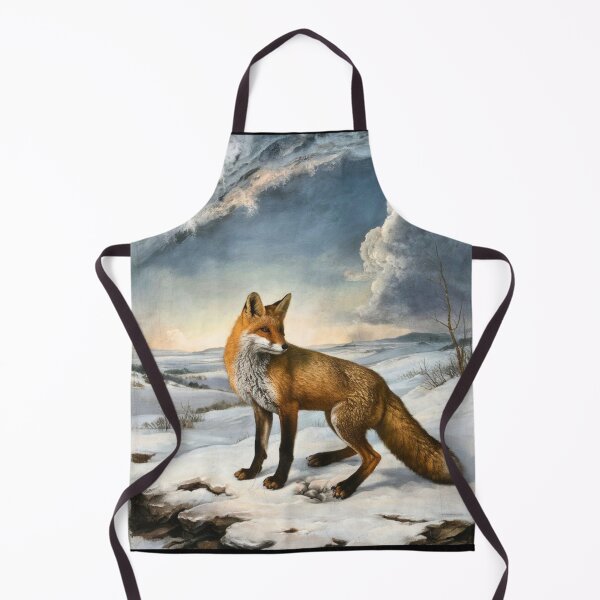 Artikelvorschau, Fuchs-Porträt. Winterfuchs, Fuchs im Schnee, Fuchs-Malerei, Michelangelo-Stil entworfen und verkauft von FoxVibes.