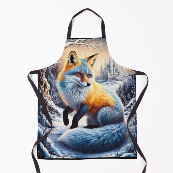 Artikelvorschau, Fuchs-Porträt. Winterfuchs, Fuchs im Schnee, Fuchs-Malerei, Michelangelo-Stil entworfen und verkauft von FoxVibes.