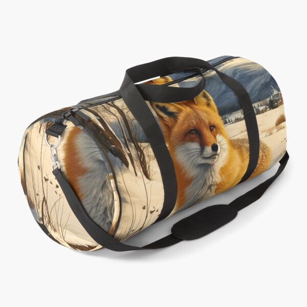 Artikelvorschau, Fuchs-Porträt. Winterfuchs, Fuchs im Schnee, Fuchs-Malerei, Michelangelo-Stil entworfen und verkauft von FoxVibes.