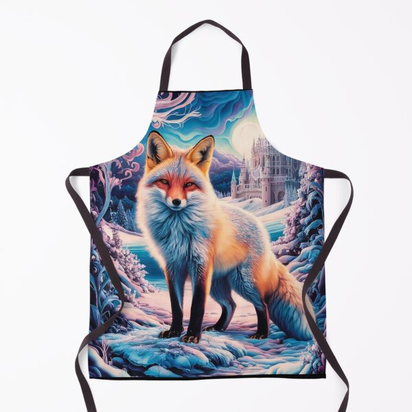 Artikelvorschau, Fuchs-Porträt. Winterfuchs, Fuchs im Schnee, Fuchs-Malerei, Michelangelo-Stil entworfen und verkauft von FoxVibes.