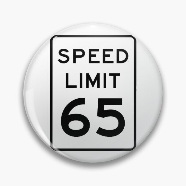 Item preview, Traffic sign speed limit, 65 designed and sold by Numbers-Art.