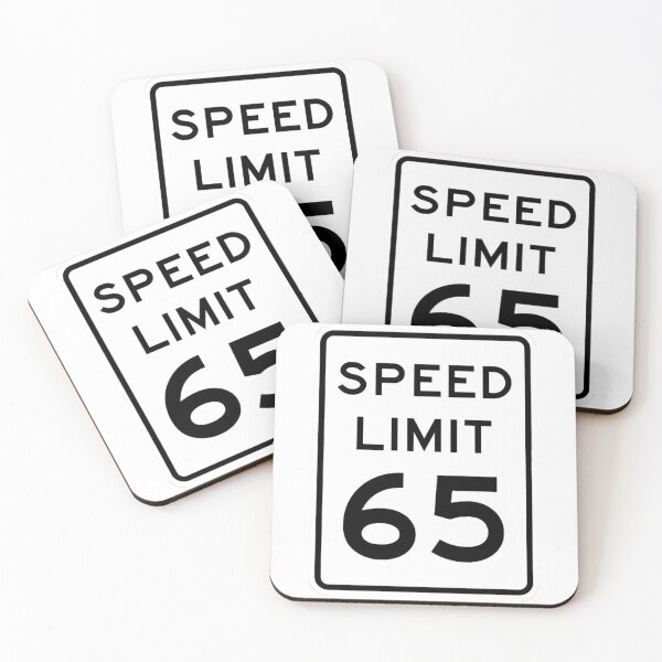 Item preview, Traffic sign speed limit, 65 designed and sold by Numbers-Art.