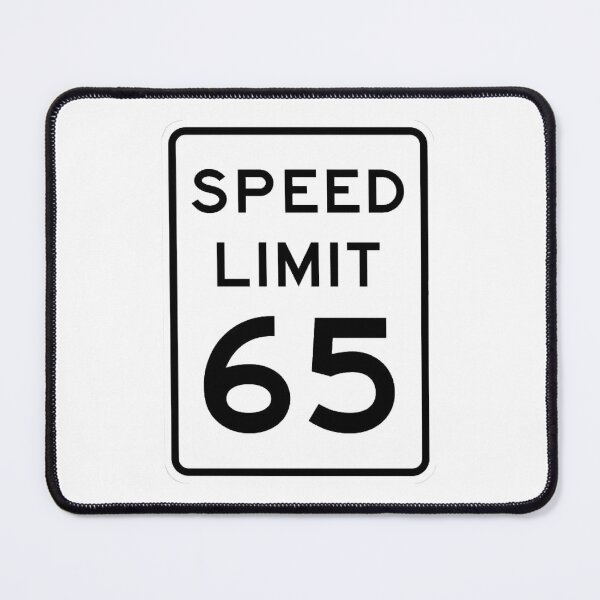 Item preview, Traffic sign speed limit, 65 designed and sold by Numbers-Art.