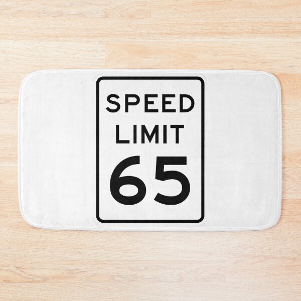 Item preview, Traffic sign speed limit, 65 designed and sold by Numbers-Art.