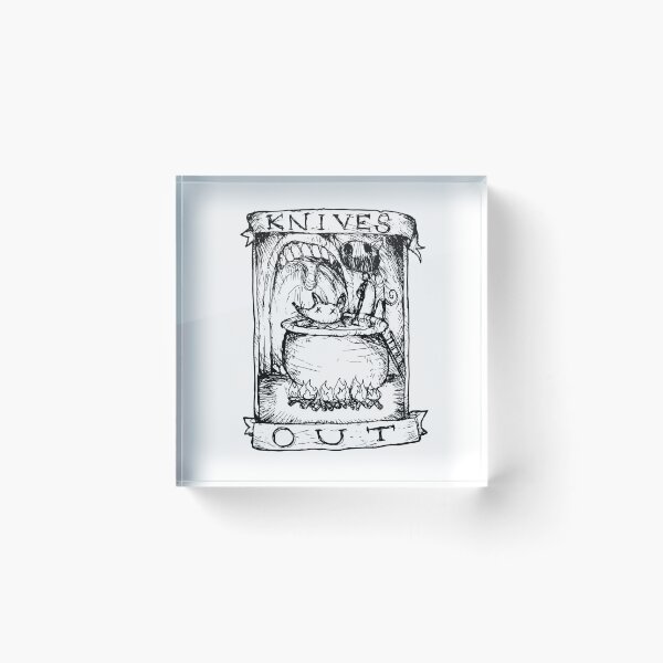 Item preview, Knives Out Illustrated Lyrics designed and sold by bangart.