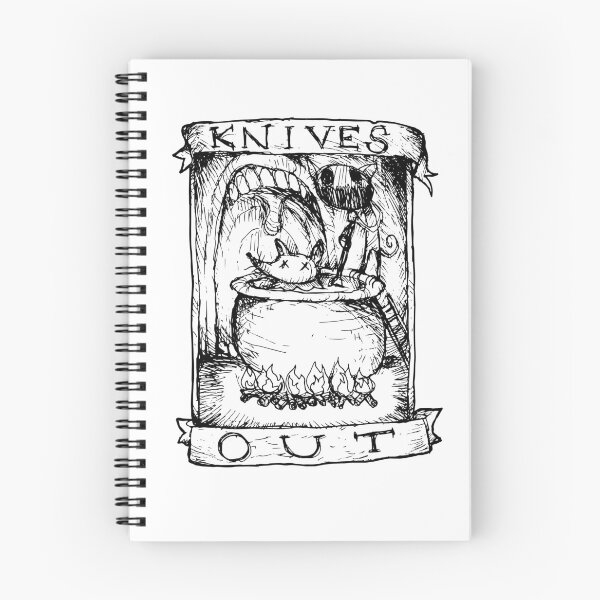 Item preview, Knives Out Illustrated Lyrics designed and sold by bangart.