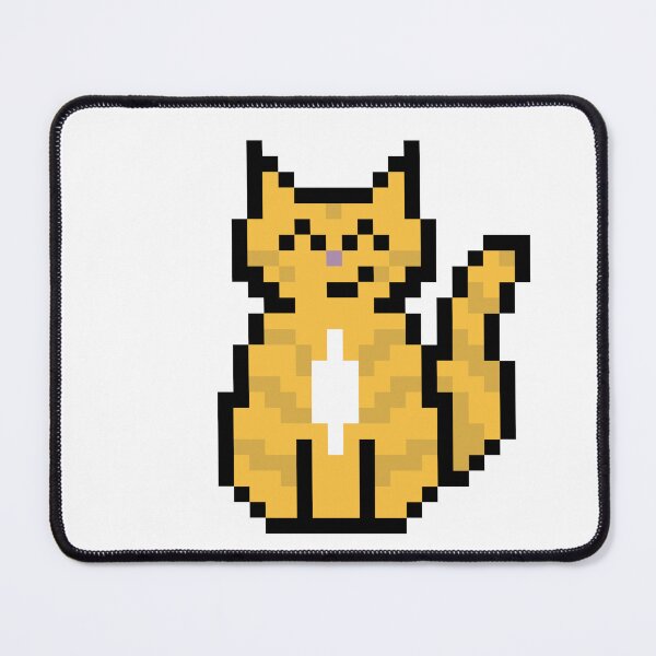 Item preview, Orange Cat Pixel Art designed and sold by bugpixels.