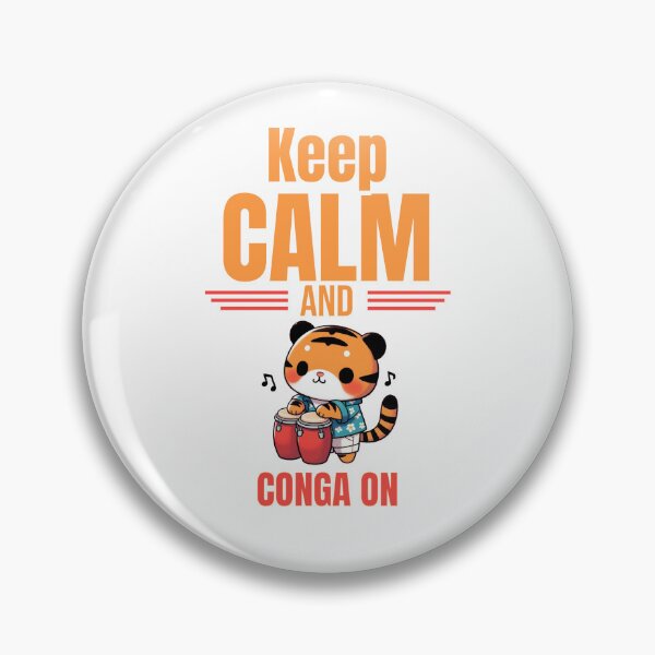 Item preview, Conga Drum Tiger designed and sold by LemuellTrends.