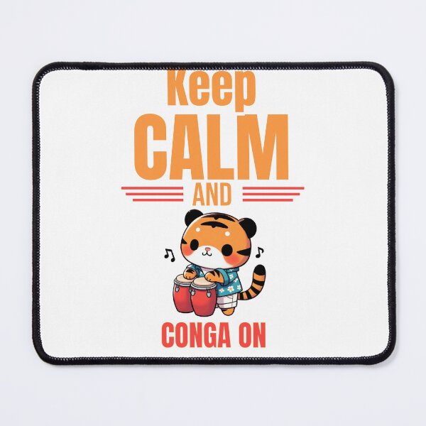 Item preview, Conga Drum Tiger designed and sold by LemuellTrends.