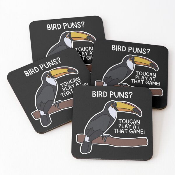 Item preview, (Version for DARK COLORED Items) TOUCAN PLAY AT THAT GAME designed and sold by chicorycreative.