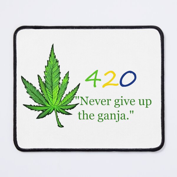 Item preview, Never Give Up Ganja designed and sold by Side-Hustlers.
