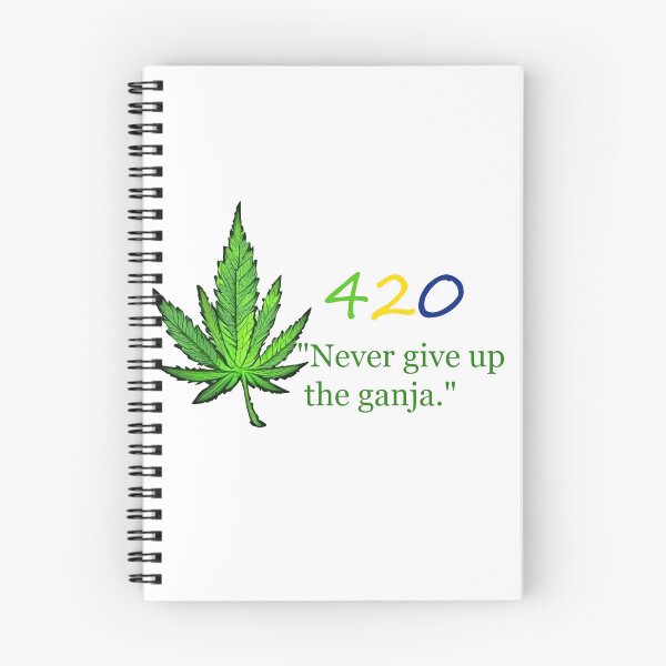 Aperçu de l'œuvre N'abandonnez jamais la Ganja créée et vendue par Side-Hustlers.
