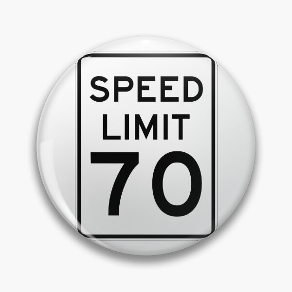 Item preview, Traffic sign speed limit, 70 designed and sold by Numbers-Art.
